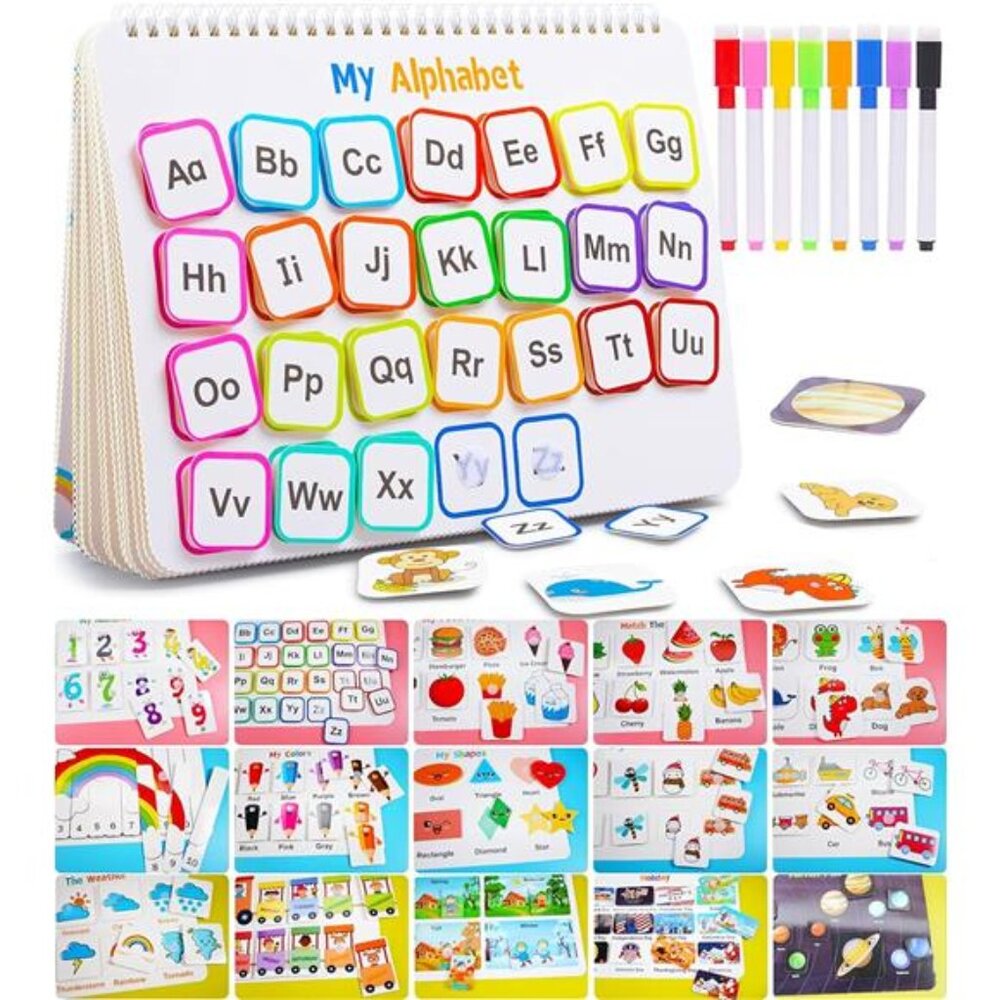 Huijing Montessori Preschool Learning Activities Newest 29 Themes Busy Book -